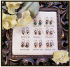 Trinity Crystal Earrings - (Choose color)
