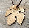 Real Grape Leaf - Handcrafted of Bronze