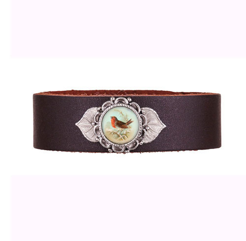 Leather Bracelet - Robin