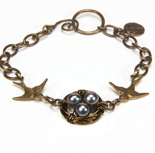 Peacock Birds Nest Bracelet