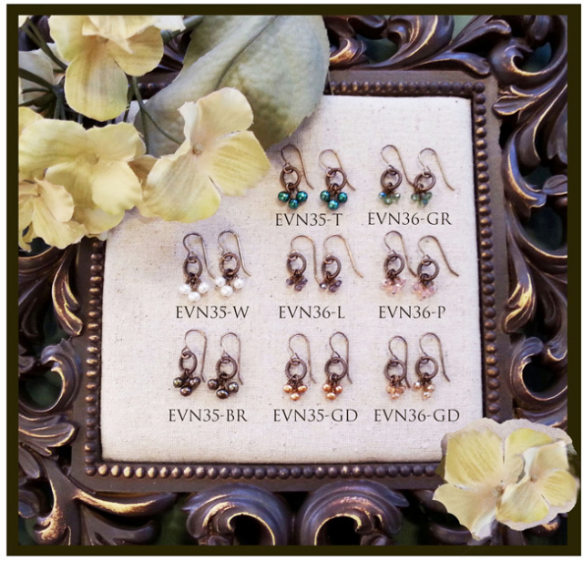 Trinity Pearl Earrings - Choose your color