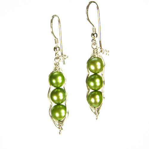 Three Peas in a Pod - Freshwater Pearl Earrings