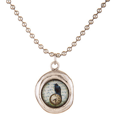 Secret Garden Silver Necklace - Raven Time