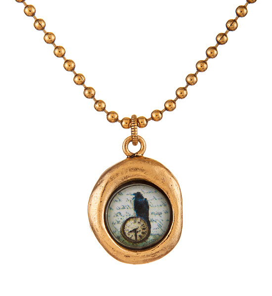 Secret Garden Gold Necklace - Raven Time