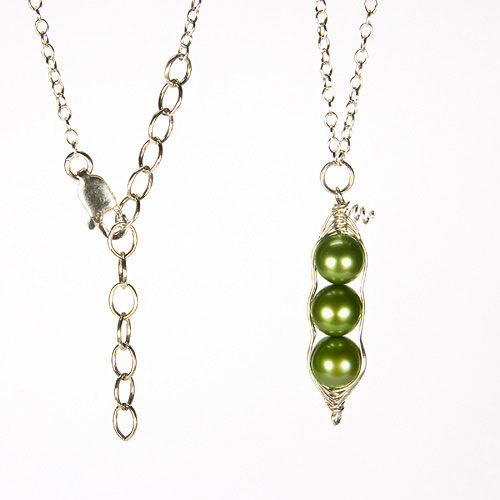Three Peas in a Pod - Freshwater Pearl  Necklace