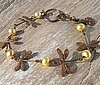 Freshwater Pearl Dragonfly Bracelet