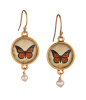 Secret Garden Gold Earrings - Butterfly
