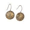 Embossed Thistle Earrings