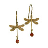 Carnelian Dragonfly Earrings