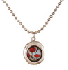 Secret Garden Silver Necklace - Poppy Bouquet