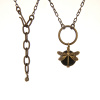 Jade Dragonfly Wrapped Necklace